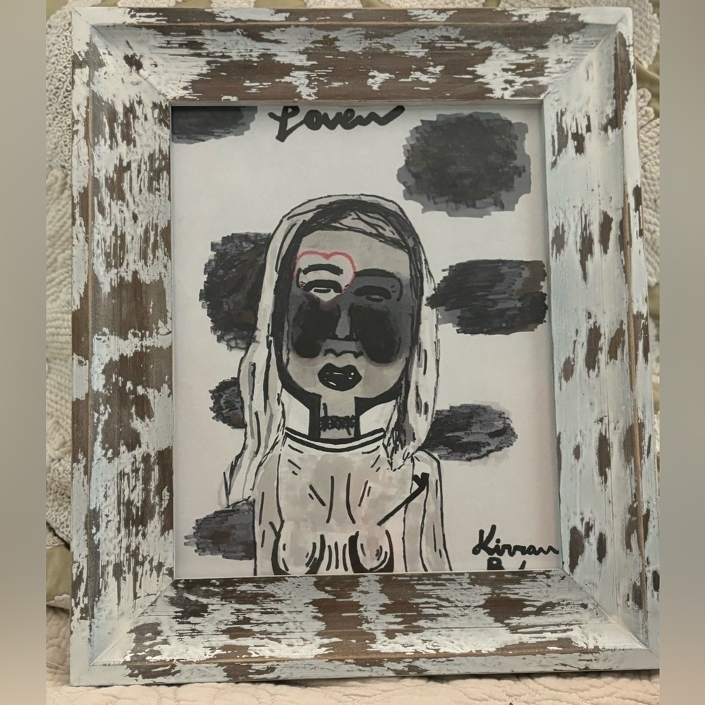 Original Art piece by my daughter (Taylor Swift in Lover) - Picture 2 of 2